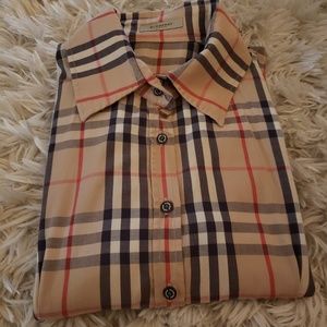 Authentic burberry cotton top